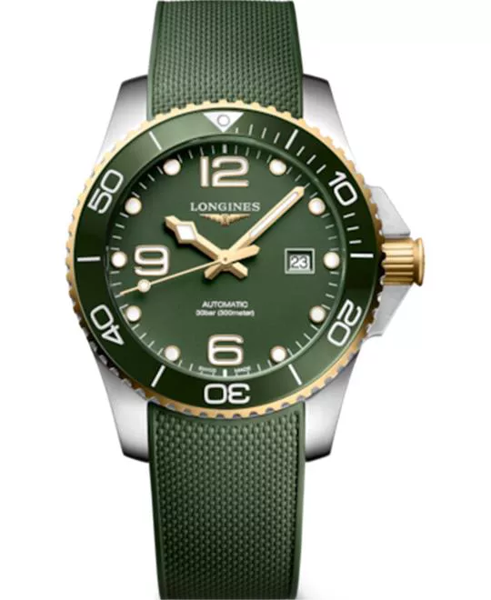 Longines HydroConquest Green Tone L3.782.3.06.9 Watch 43mm