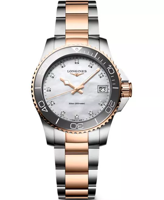 Longines HydroConquest L3.370.3.89.6 Diamond Watch 32mm