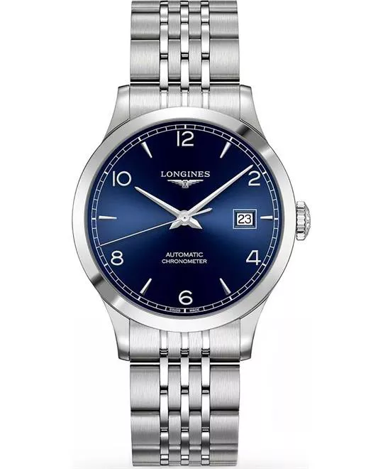 Longines Record L2.820.4.96.6 Watch 38.5mm