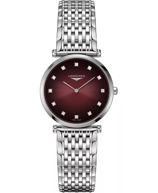 Longines La Grande  Red Diamond Watch 29 mm