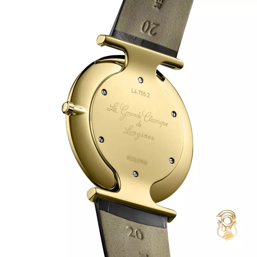 Longines La Grande L4.755.2.32.2 Gold Dial Watch 36mm