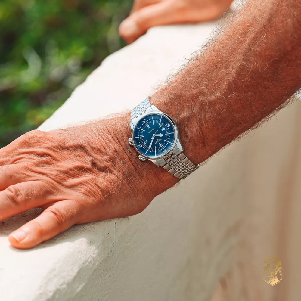 Longines Legend L3.764.4.90.7 Blue-Tone Diver Watch 39mm