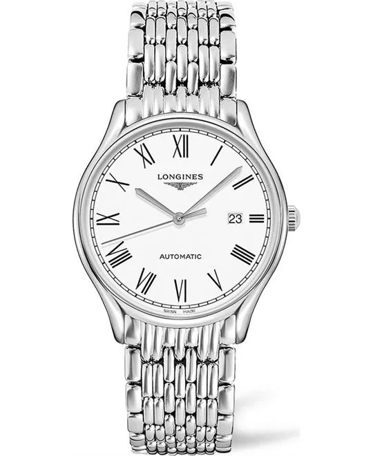 Longines Lyre L4.961.4.11.6 Automatic White Dial Watch 38mm