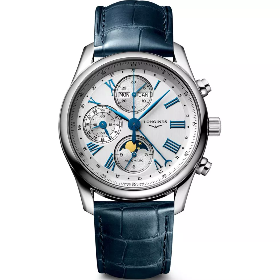 Longines Master L2.673.4.71.2 Moonphase Blue Watch 40mm