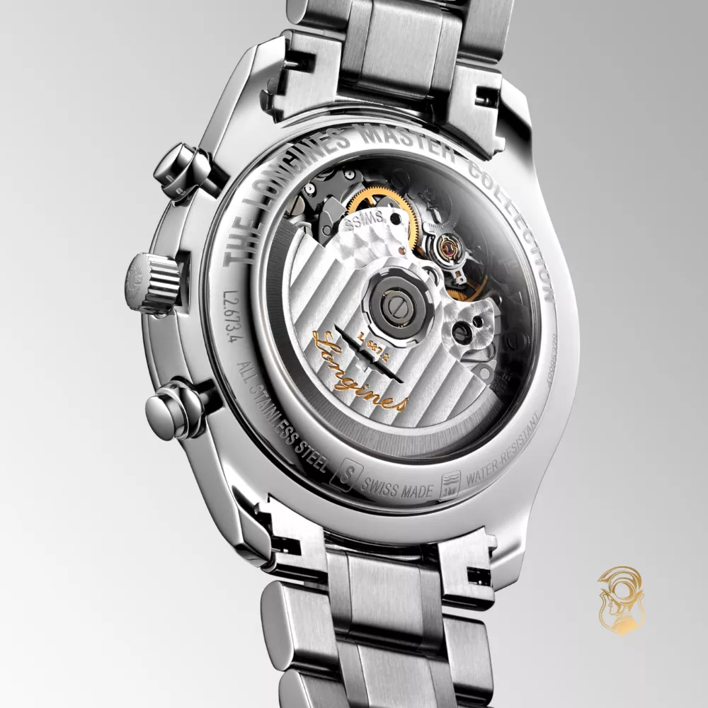 Longines Master L2.673.4.78.6 Moonphase Watch 40mm