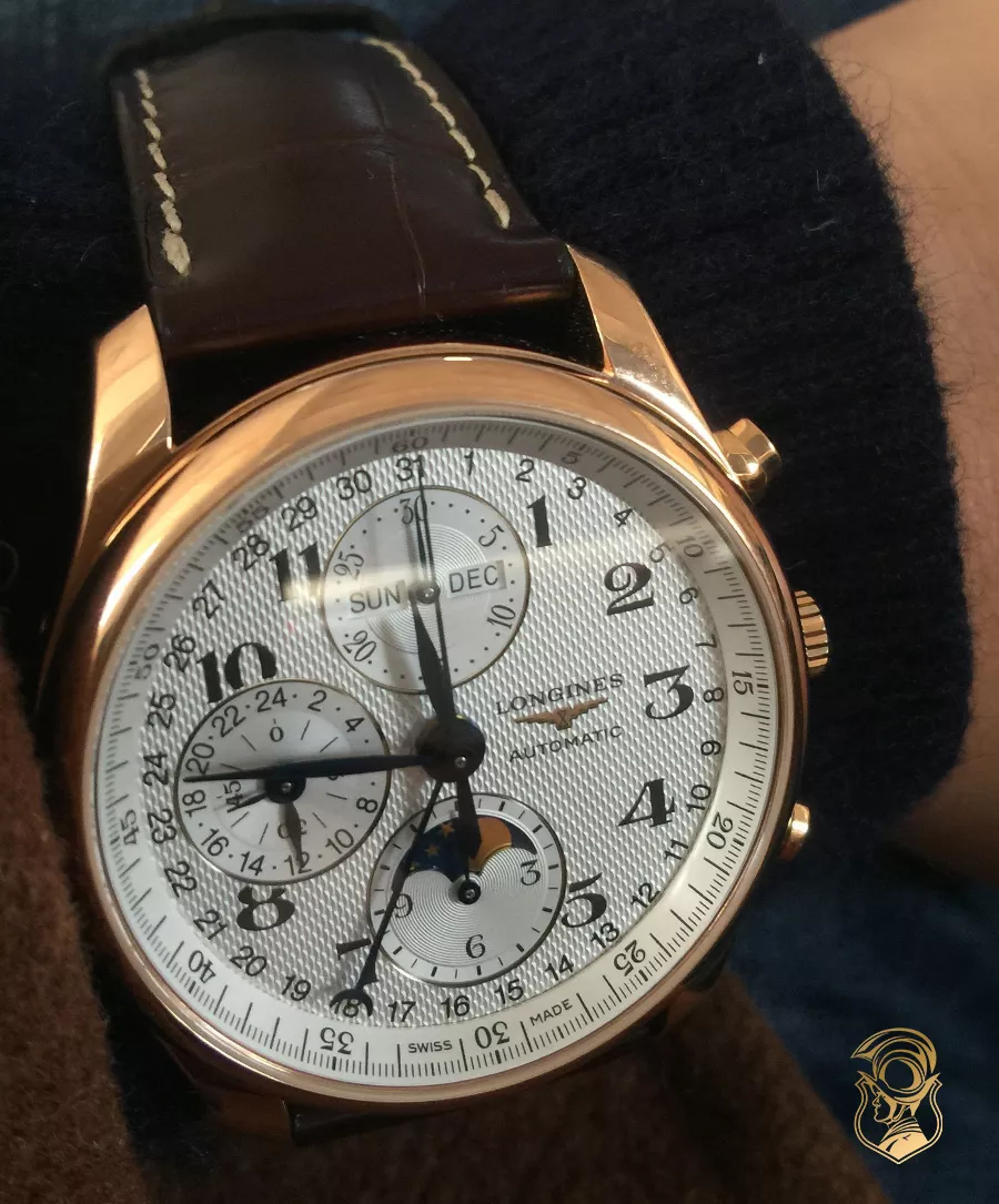 Longines Master L2.673.8.78.3 Moonphase Watch 40mm