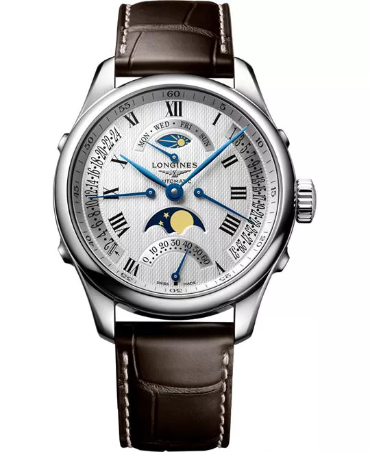 Longines Master L2.738.4.71.3 Moonphase Watch 41mm