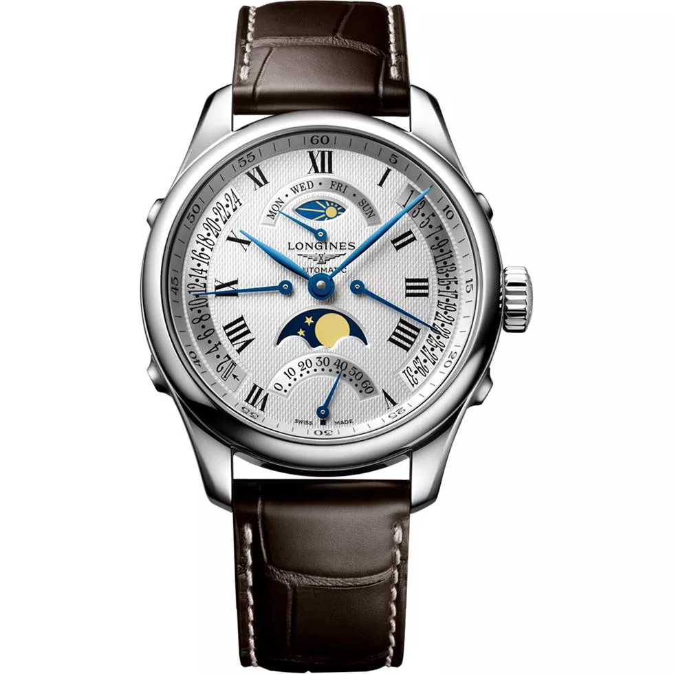 Longines Master L2.738.4.71.3 Moonphase Watch 41mm