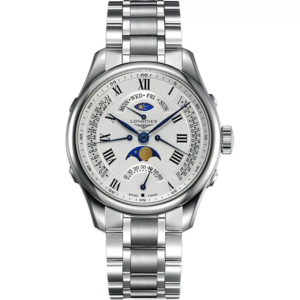 Longines Master L2.738.4.71.6 Moonphase Watch 41mm