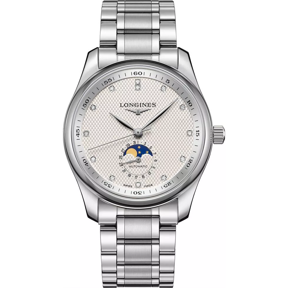 Longines Master L2.909.4.77.6 Moonphase 40mm