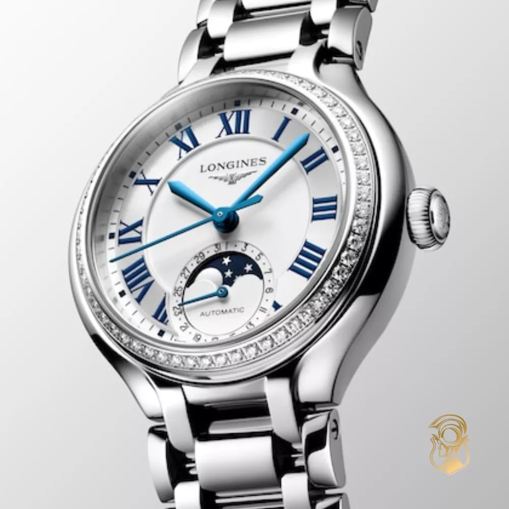 Longines Primaluna L8.126.0.71.6 Moonphase Watch 34mm