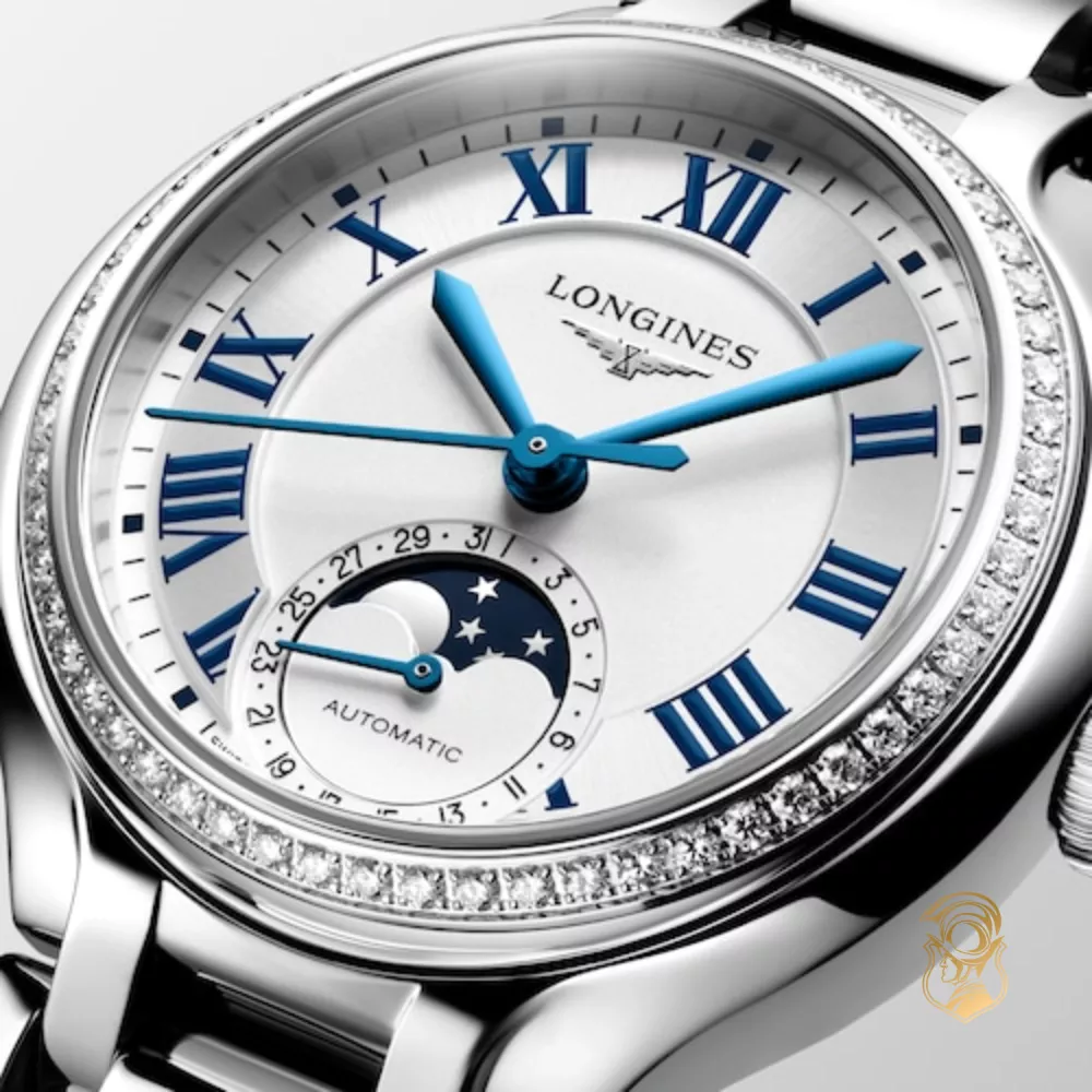 Longines Primaluna L8.126.0.71.6 Moonphase Watch 34mm