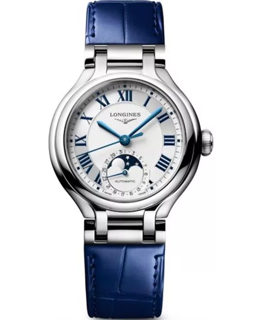 Longines Primaluna L8.126.4.71.2 Moonphase Watch 34mm