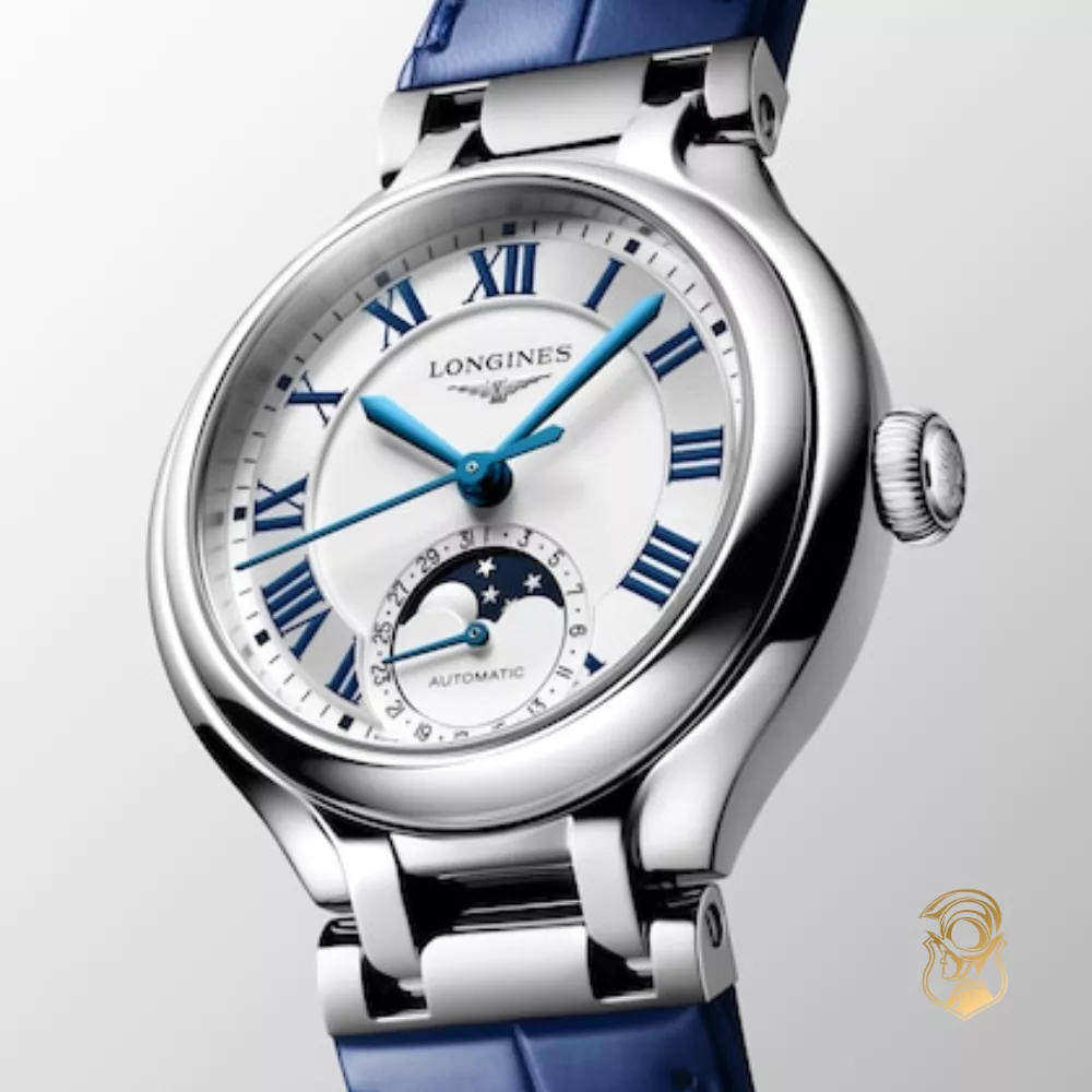 Longines Primaluna L8.126.4.71.2 Moonphase Watch 34mm