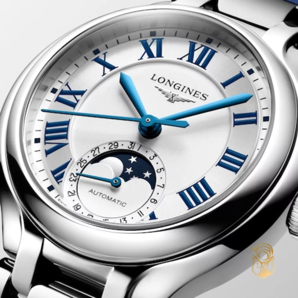 Longines Primaluna L8.126.4.71.2 Moonphase Watch 34mm