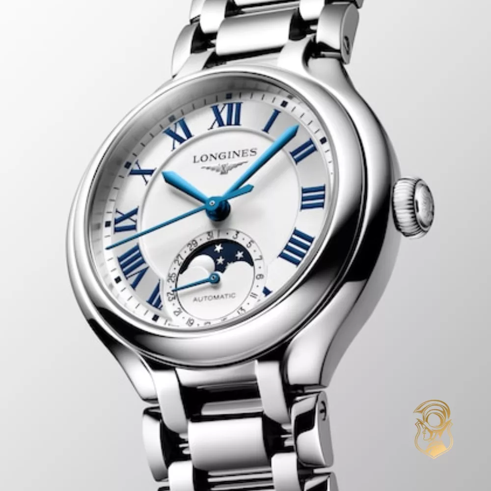Longines Primaluna L8.126.4.71.6 Moonphase Watch 34mm