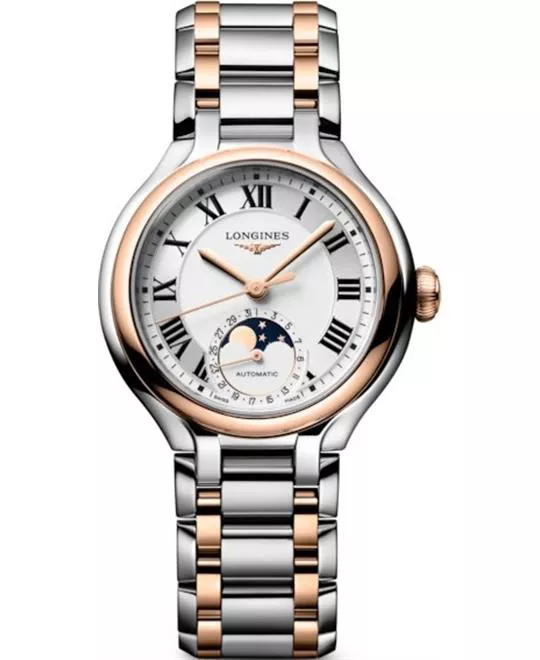 Longines Primaluna L8.126.5.71.7 Moonphase Watch 34mm