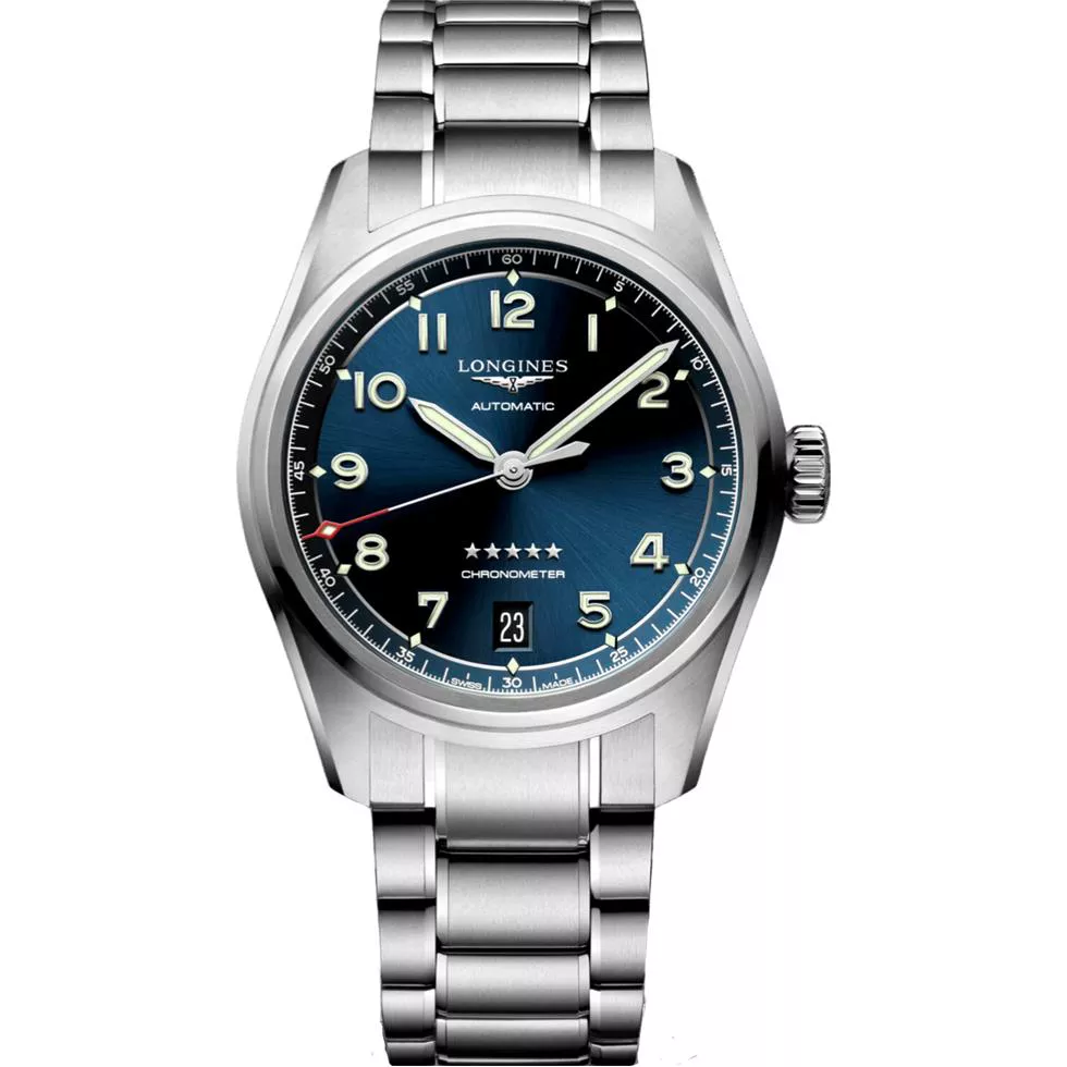 Longines Spirit L3.410.4.93.6 Chronometer Watch 37mm
