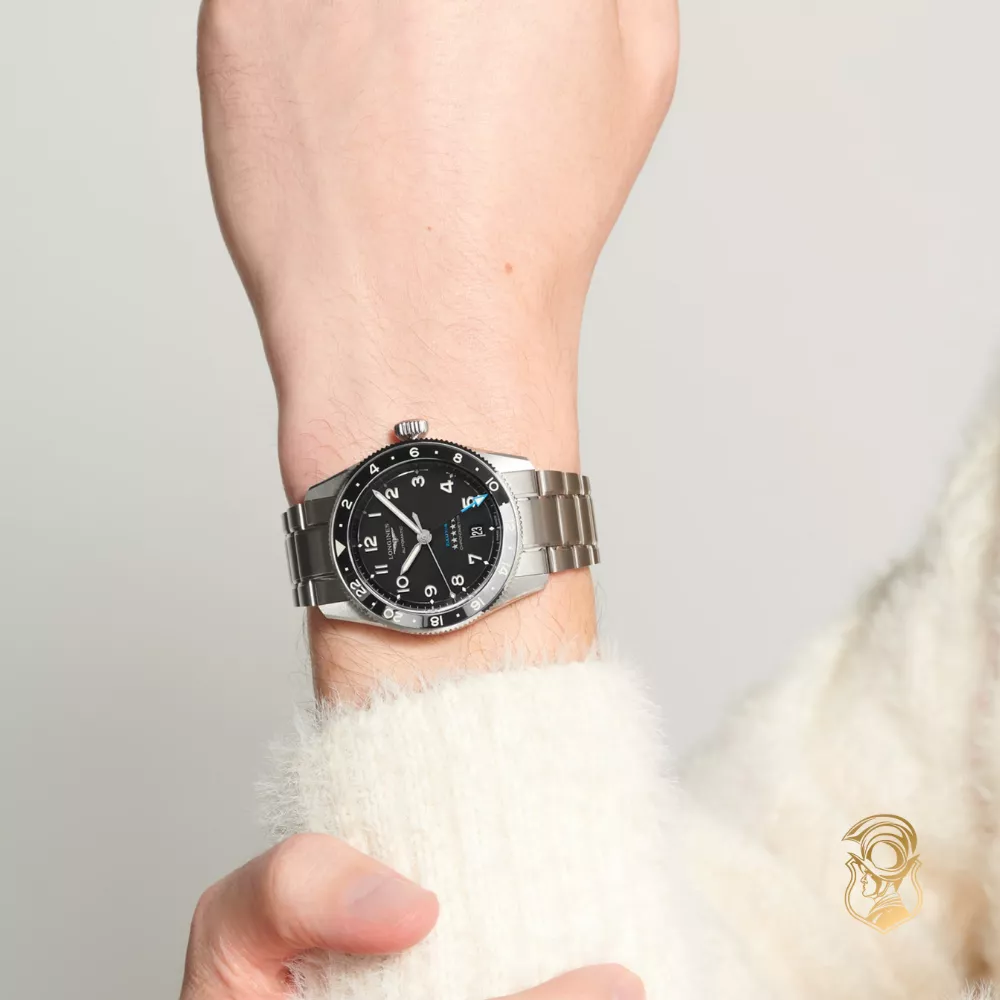 Longines Spirit L3.802.4.53.6 Zulu Time Automatic Watch 39mm