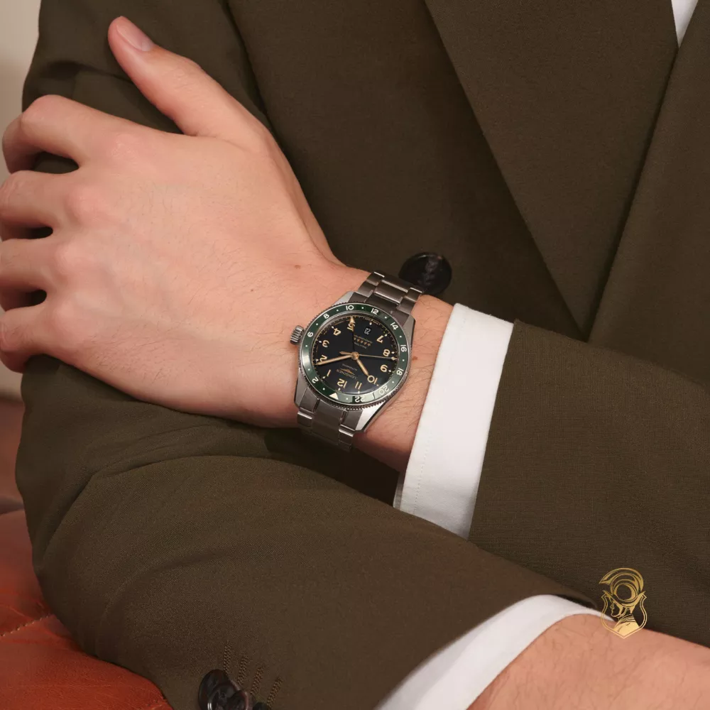 Longines Spirit L3.802.4.63.6 Zulu Time Grey Watch 39mm