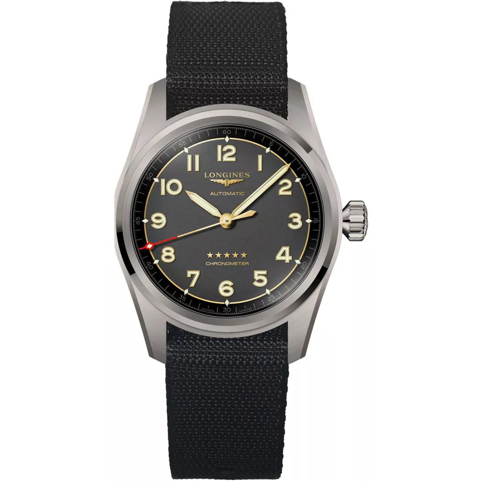 Longines Spirit L3.810.1.53.2 Titanium Watch 40mm
