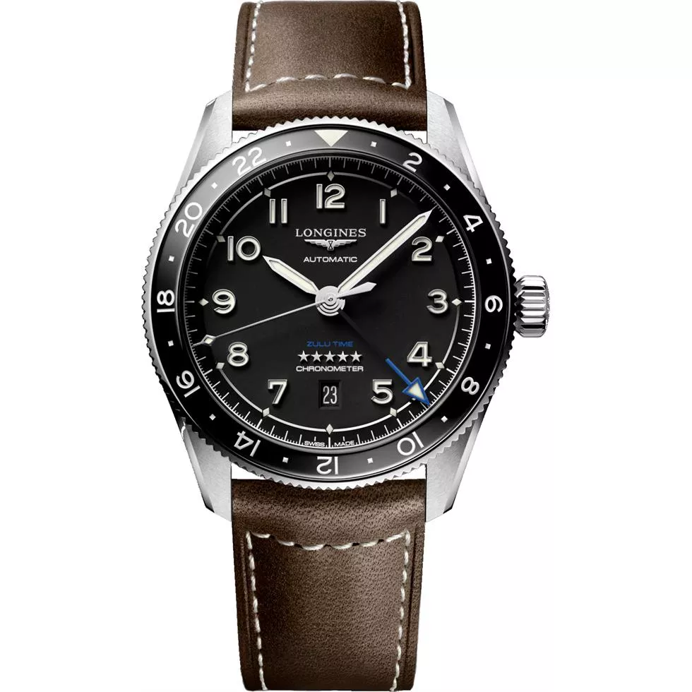 Longines Spirit L3.812.4.53.2 Zulu Time 42mm