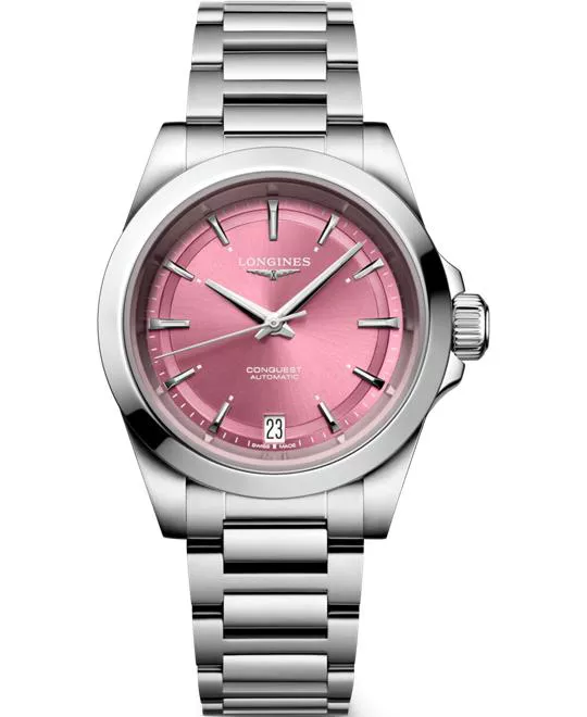 Longines Conquest L3.430.4.99.6 Pink Watch 34mm