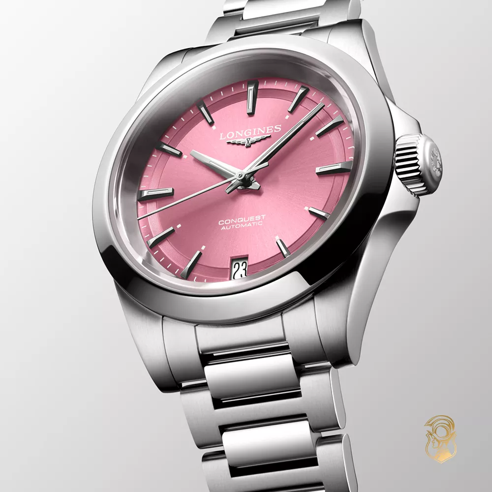 Longines Conquest L3.430.4.99.6 Pink Watch 34mm