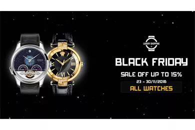 Luxury Shopping giảm giá đến 40% đồng hồ hiệu chính hãng dịp Black Friday