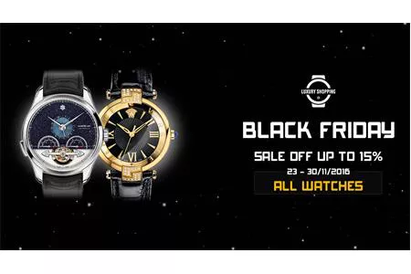 Luxury Shopping giảm giá đến 40% đồng hồ hiệu chính hãng dịp Black Friday