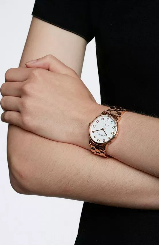 MARC JACOBS Baker Rose Gold Ladies Watch 36mm