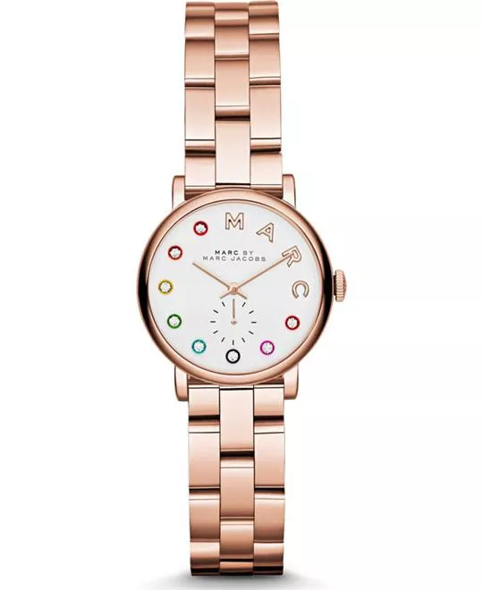 MARC BY MARC JACOBS Baker White Dial Ladies Dress Watch 28mm