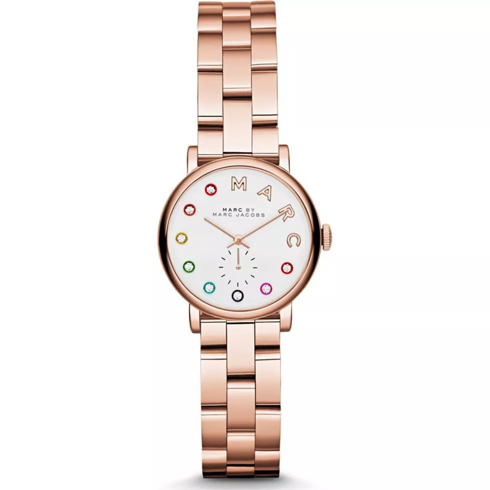 MARC BY MARC JACOBS Baker White Dial Ladies Dress Watch 28mm