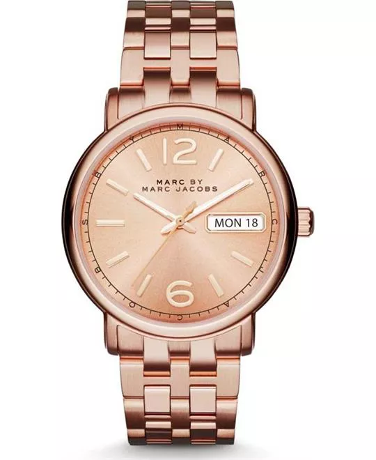Marc By Marc Jacobs Fergus Rose Gold-tone Watch 36mm