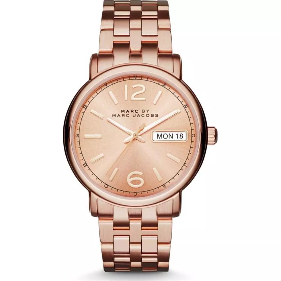 Marc By Marc Jacobs Fergus Rose Gold-tone Watch 36mm