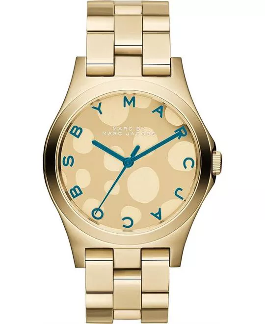Marc By Marc Jacobs Henry Painted Teal Watch 36mm