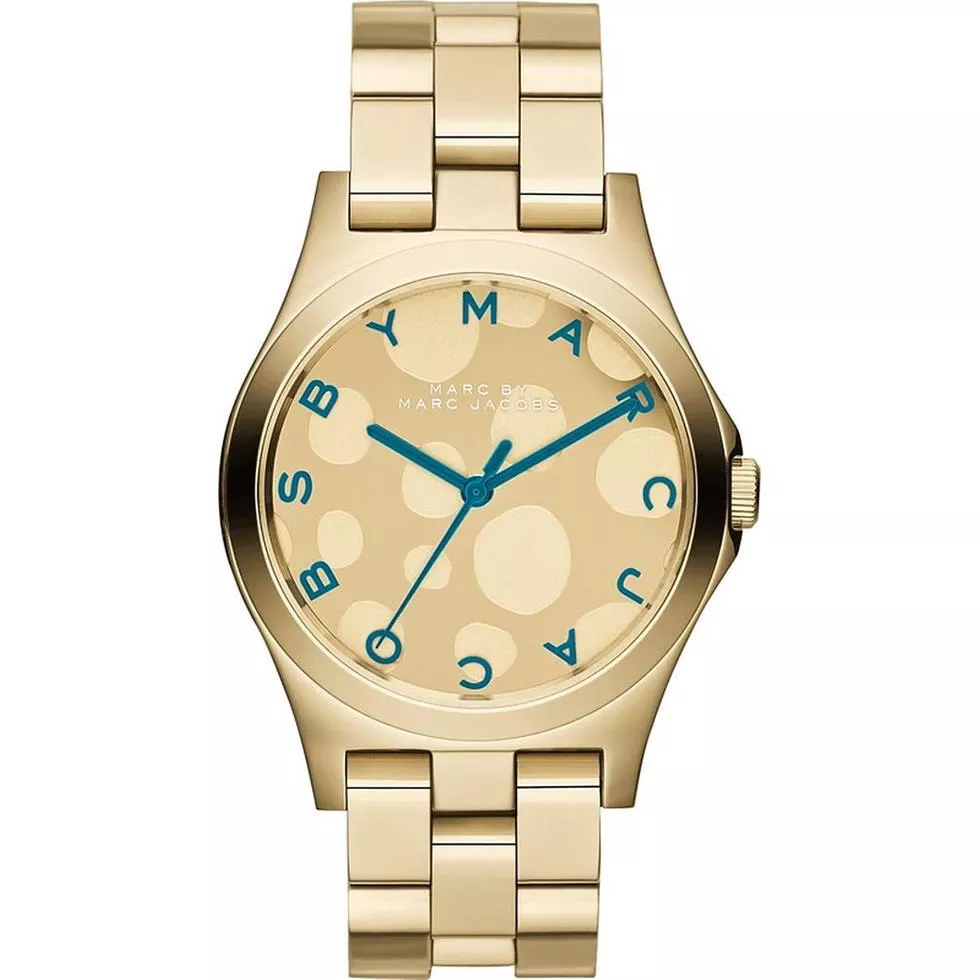 Marc By Marc Jacobs Henry Painted Teal Watch 36mm