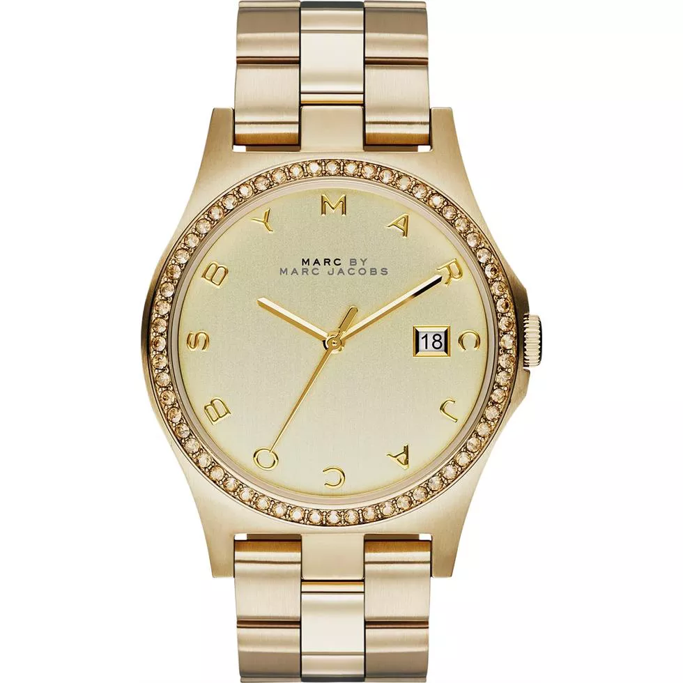 Marc by Marc Jacobs  Henry All Gold Tone Watch 40mm 