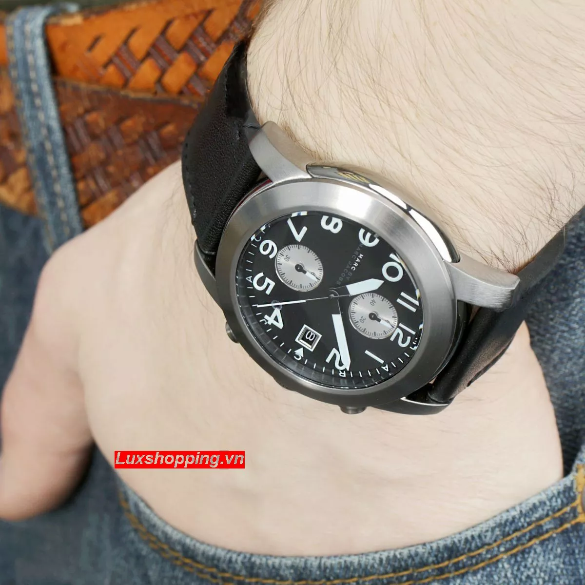 Marc Jacobs  Larry Men's Chronograph Watch 46mm 