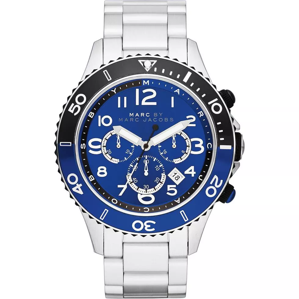 Marc by Marc Jacobs Rock Navy and Blue Watch 46mm
