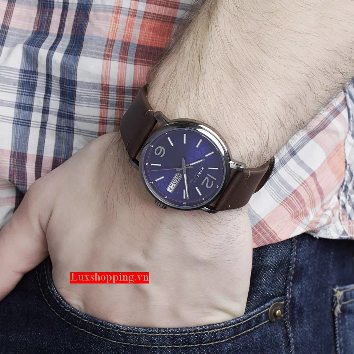 Marc by Marc Jacobs Fergus Men's Blue Dial Watch 42mm 