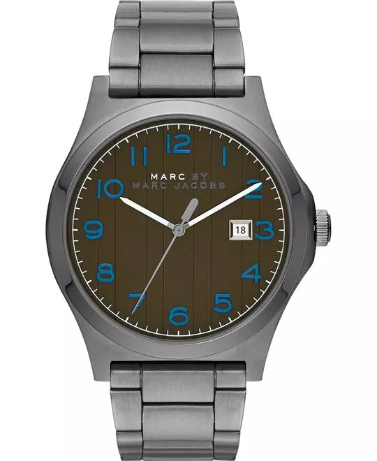 Marc by Marc Jacobs Jimmy Gunmetal Olive-Watch 43mm 
