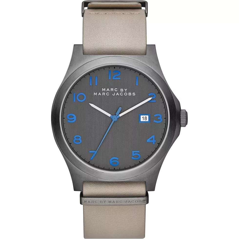 Marc by Marc JacobsJimmy Beige Leather Watch 43mm 