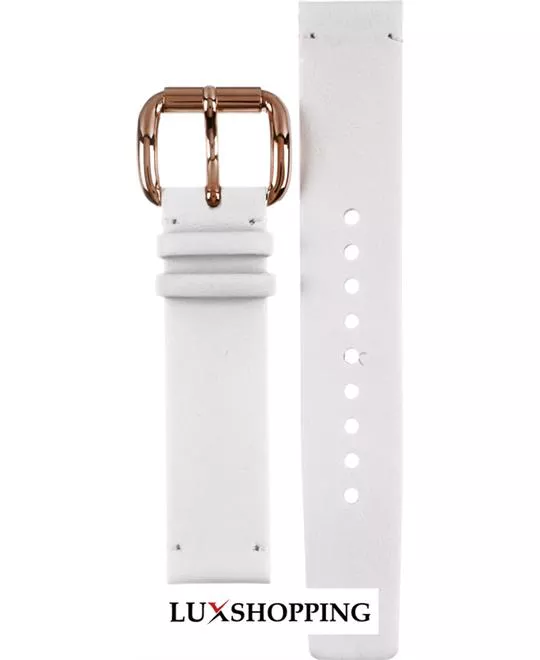 Marc By Marc Jacobs Straps Blade White leather strap 18mm