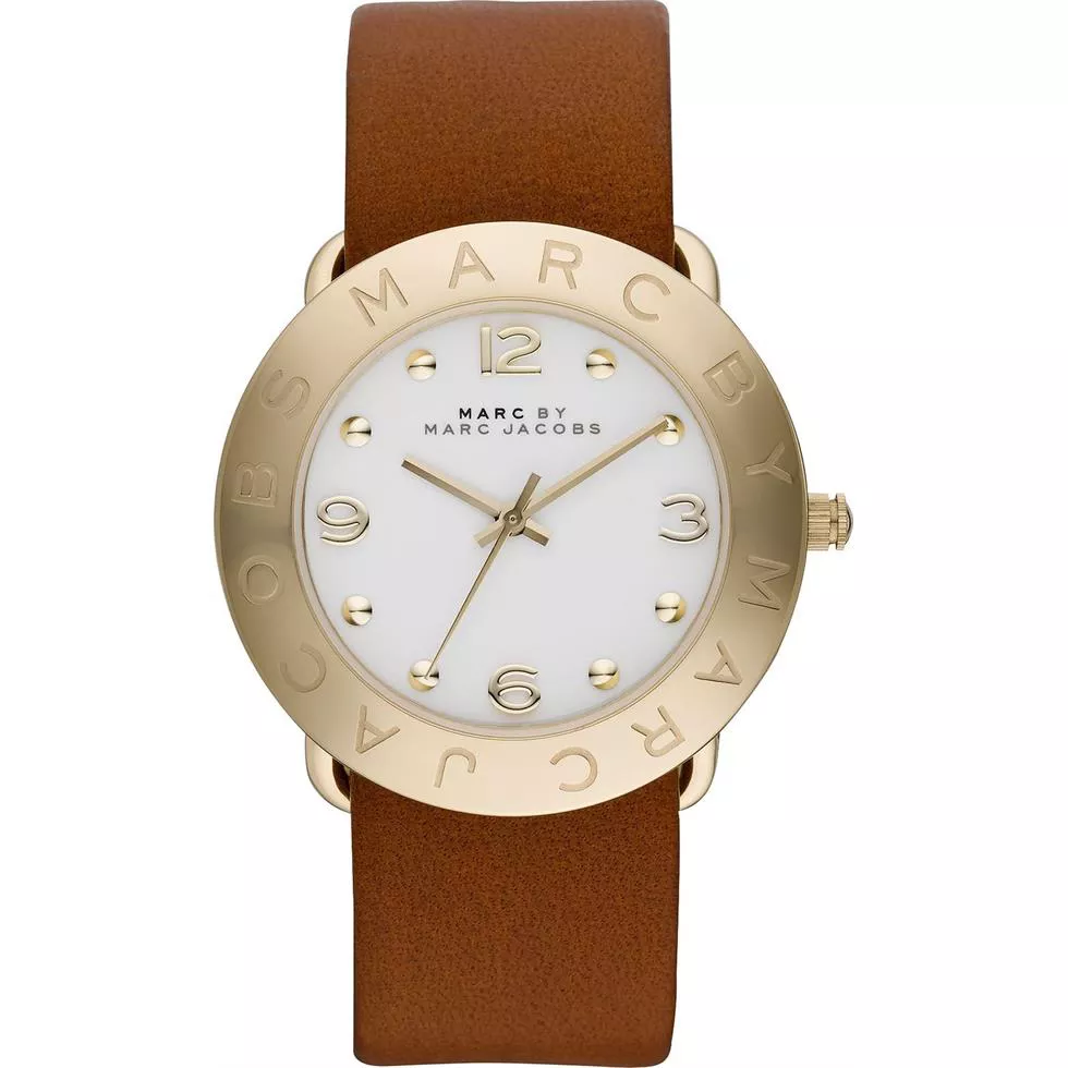 Marc by Marc Jacobs AMY WHITE DIAL COGNAC Watch 36mm