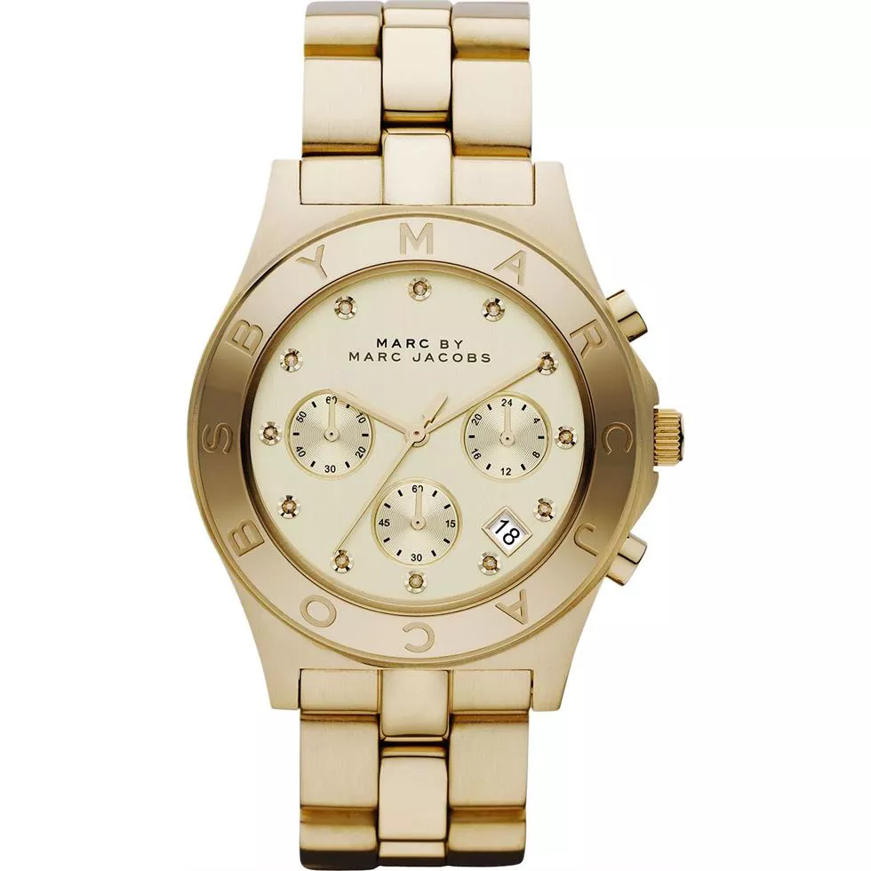  Marc Jacobs Henry Skeleton Gold Watch 40MM