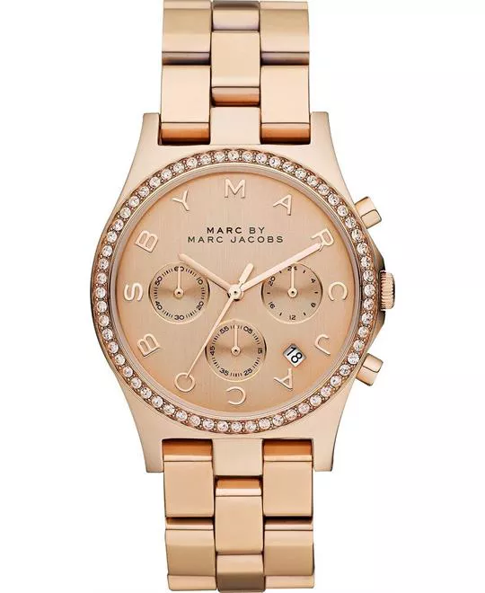 Marc by Marc Jacobs Henry Rose Gold Ion Plated Watch 40mm