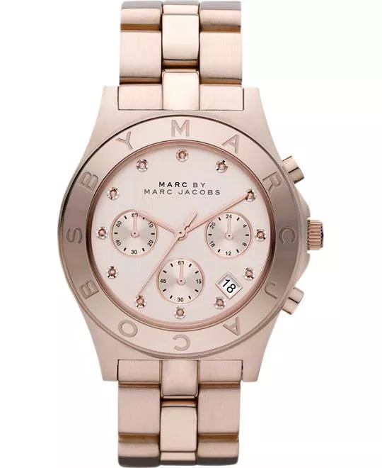 Marc Jacobs Blade Chronograph Rose Gold Watch 40mm
