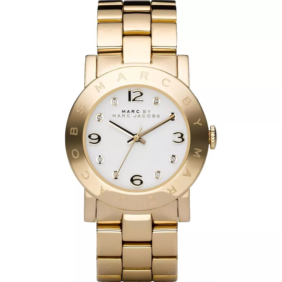 Marc by Marc Jacobs Amy  Gold-Tone Watch 36mm