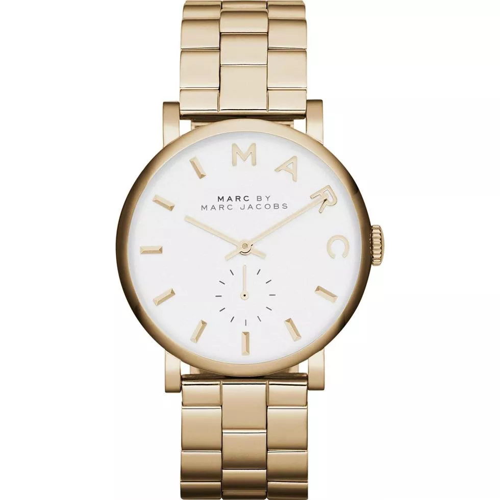 Marc by Marc Jacobs Baker Gold Tone Watch 37mm